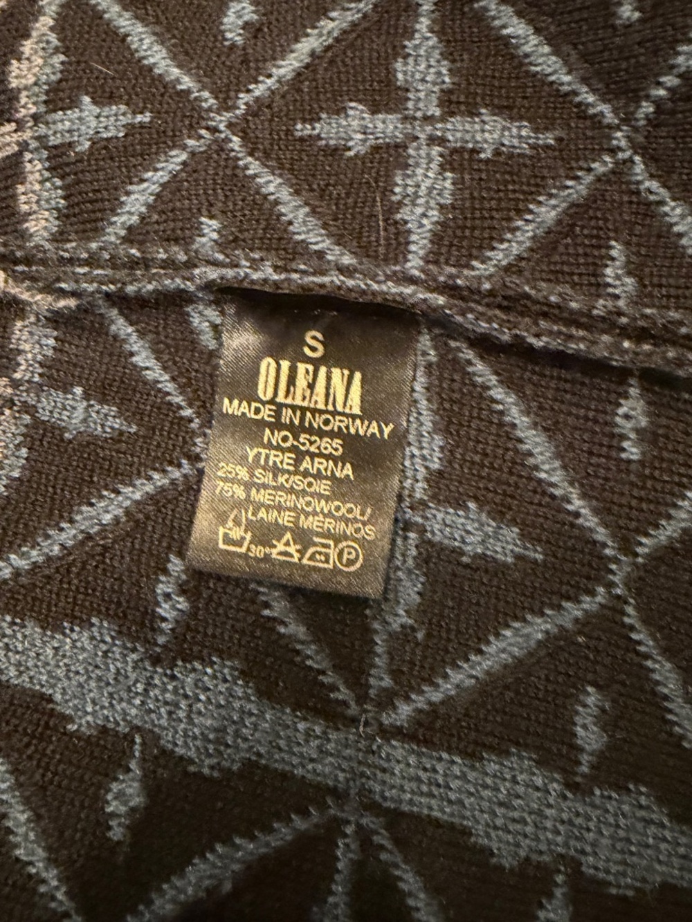 Oleana Portugal Long Cardigan Small (Style NO-5265 / 338) - Picture 6 of 7